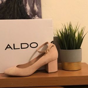 Aldo pink suede shoes 7.5
